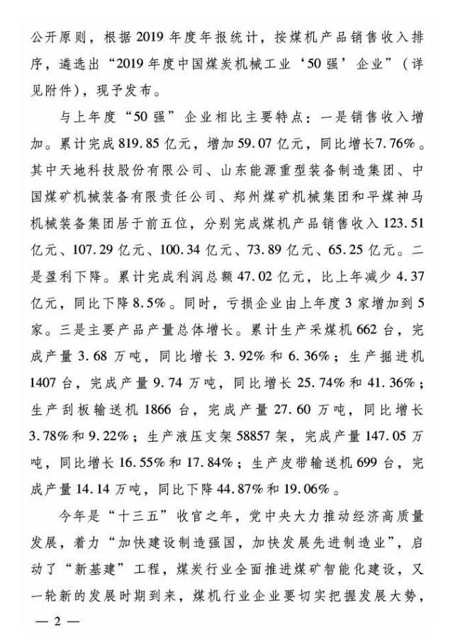 中国煤炭机械工业协会文件-1