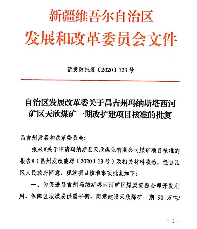 新疆维吾尔自治区发展和改革委员会文件